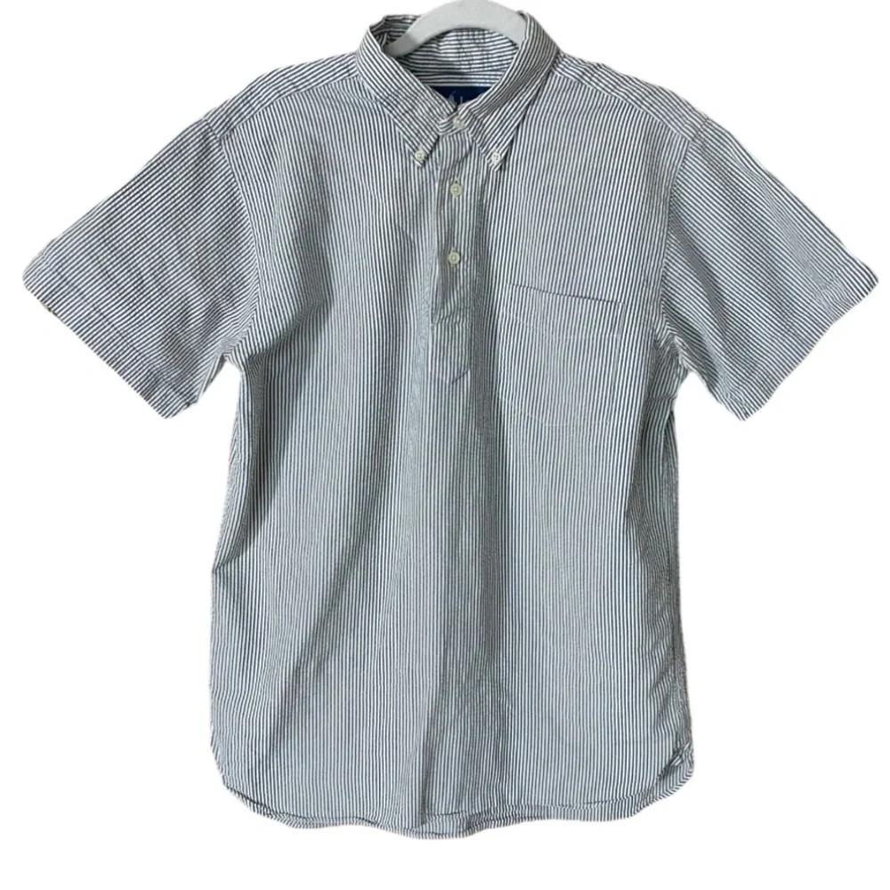 Ralph Lauren seersucker front pocket shirt m